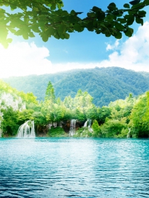 湖光山色
